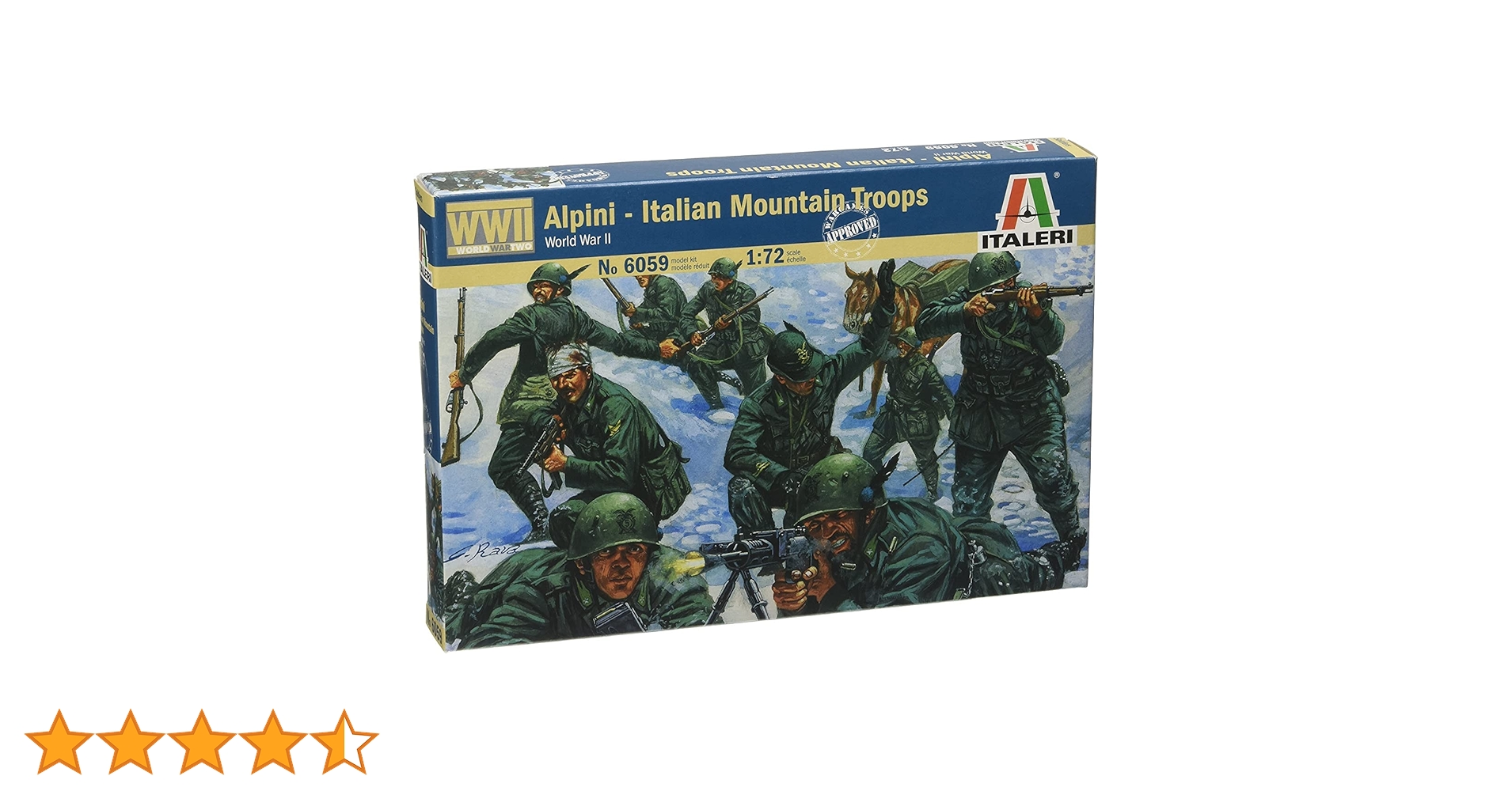 Amazon | イタレリ 1/72 WW.II イタリア軍山岳兵 プラモデル